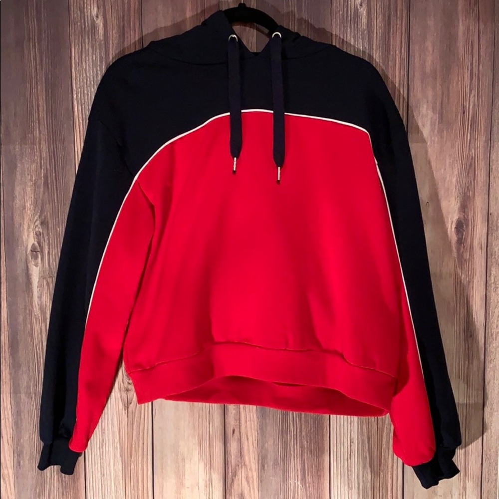 H&M Sweater (Navy Blue & Red)